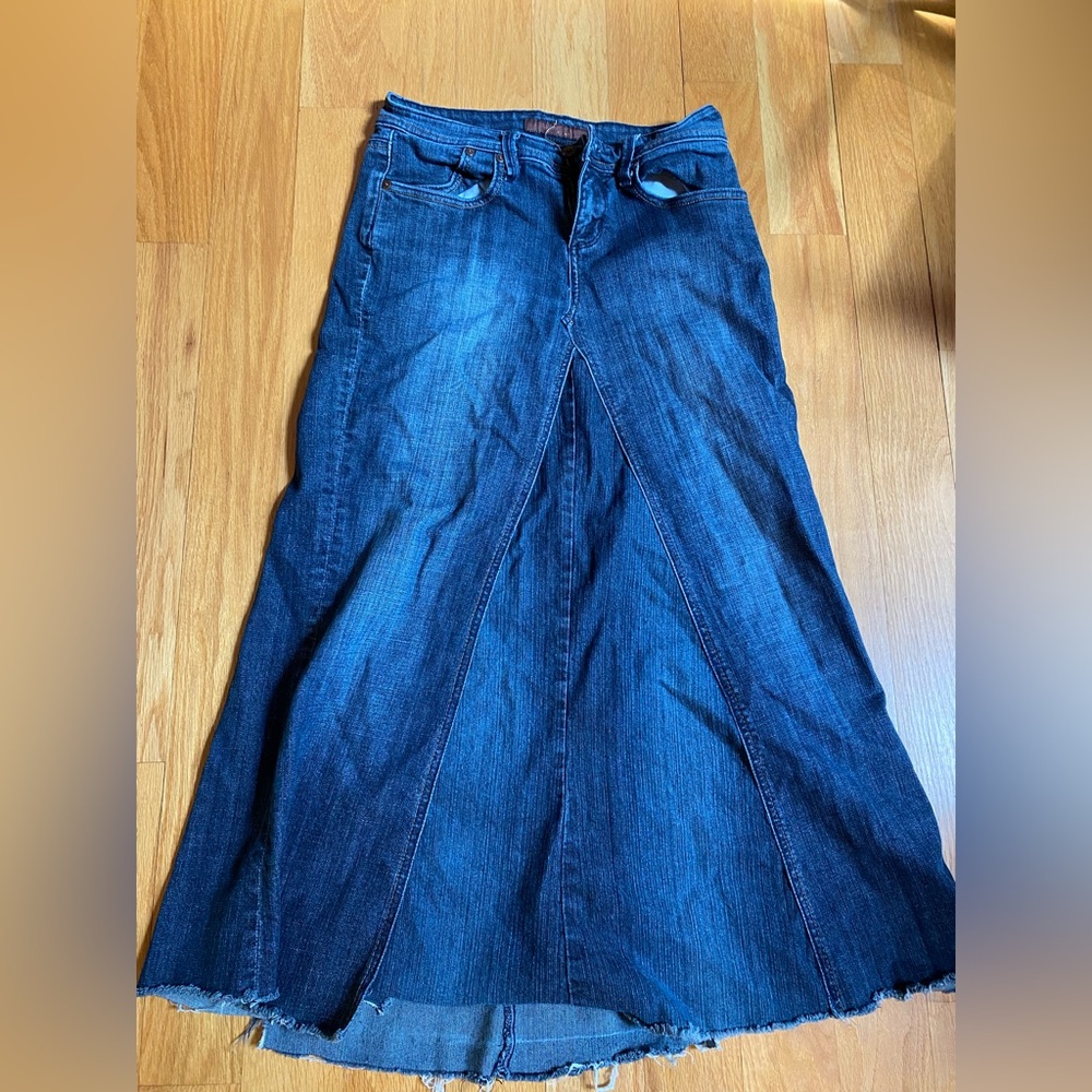 Maxi jean skirt